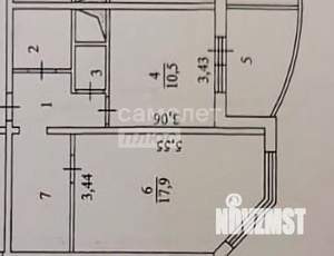 1-к квартира, вторичка, 42м2, 9/22 этаж