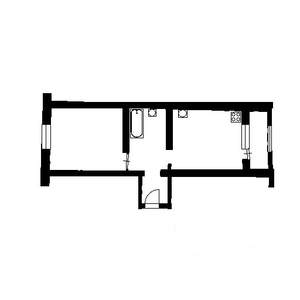 1-к квартира, вторичка, 41м2, 1/9 этаж