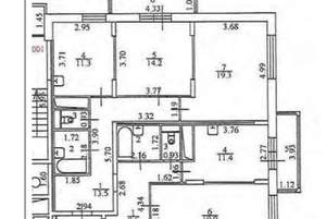 2-к квартира, вторичка, 63м2, 2/17 этаж