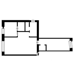 2-к квартира, вторичка, 45м2, 5/9 этаж