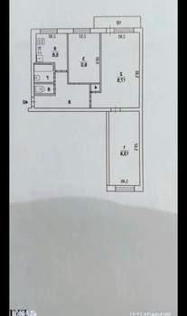 3-к квартира, вторичка, 58м2, 5/5 этаж
