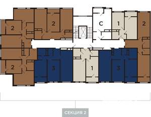 2-к квартира, вторичка, 53м2, 8/8 этаж