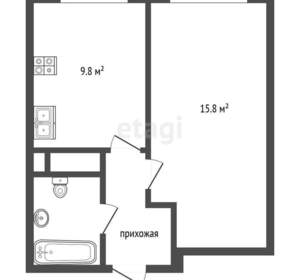 1-к квартира, вторичка, 31м2, 2/21 этаж