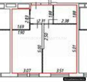 1-к квартира, вторичка, 44м2, 9/24 этаж