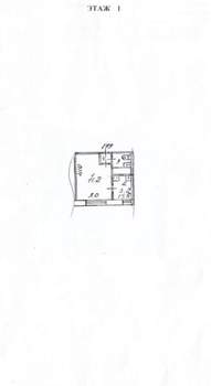 1-к квартира, вторичка, 19м2, 1/5 этаж