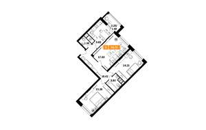 3-к квартира, вторичка, 75м2, 15/17 этаж
