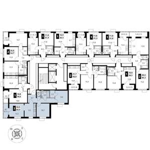 3-к квартира, вторичка, 61м2, 6/17 этаж