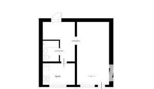 1-к квартира, вторичка, 38м2, 2/17 этаж