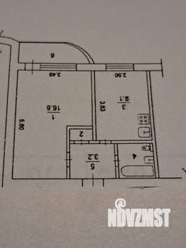1-к квартира, вторичка, 32м2, 4/5 этаж