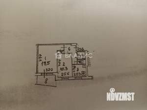 2-к квартира, вторичка, 43м2, 4/9 этаж