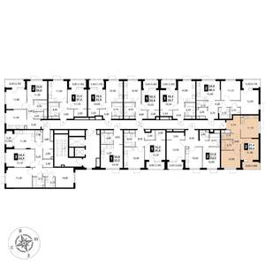 2-к квартира, вторичка, 50м2, 5/17 этаж