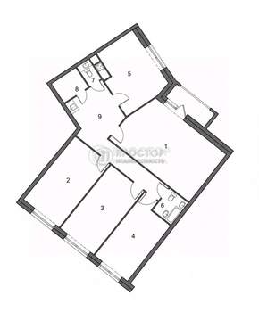 4-к квартира, вторичка, 92м2, 11/17 этаж