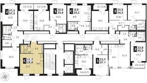 Студия квартира, вторичка, 29м2, 7/17 этаж