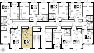 Студия квартира, вторичка, 21м2, 5/17 этаж