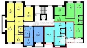 2-к квартира, вторичка, 49м2, 7/9 этаж