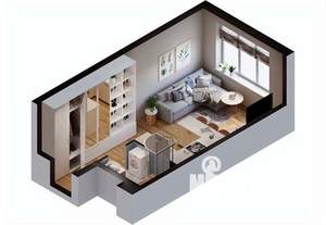 1-к квартира, вторичка, 24м2, 5/17 этаж