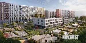1-к квартира, строящийся дом, 38м2, 2/12 этаж