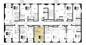 1-к квартира, вторичка, 26м2, 6/12 этаж