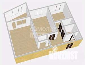 2-к квартира, вторичка, 45м2, 9/9 этаж