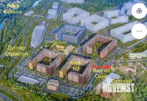 1-к квартира, вторичка, 34м2, 12/12 этаж