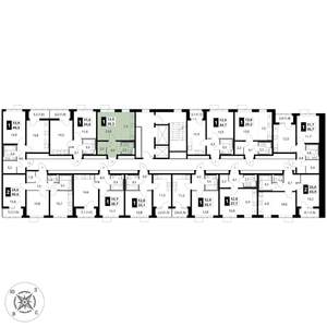 Студия квартира, вторичка, 29м2, 2/17 этаж