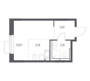 Студия квартира, вторичка, 22м2, 5/12 этаж