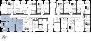 3-к квартира, вторичка, 68м2, 1/17 этаж