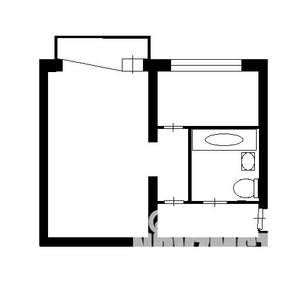 1-к квартира, вторичка, 34м2, 6/9 этаж