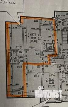 3-к квартира, вторичка, 85м2, 11/23 этаж
