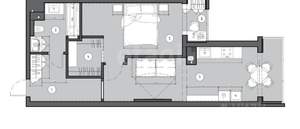 2-к квартира, вторичка, 53м2, 10/29 этаж