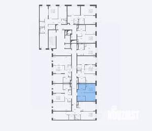 1-к квартира, вторичка, 32м2, 2/12 этаж