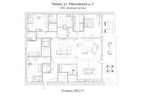 6-к квартира, вторичка, 278м2, 3/3 этаж