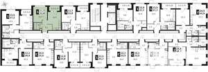 1-к квартира, вторичка, 34м2, 17/17 этаж