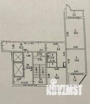 2-к квартира, вторичка, 60м2, 17/17 этаж