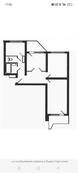 3-к квартира, вторичка, 72м2, 8/17 этаж