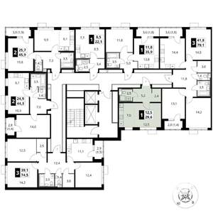 Студия квартира, вторичка, 30м2, 14/16 этаж