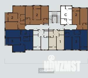 2-к квартира, вторичка, 55м2, 7/8 этаж