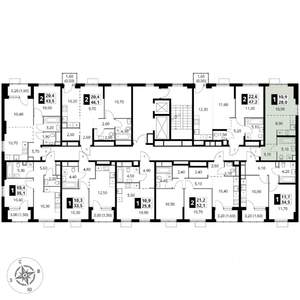 Студия квартира, вторичка, 28м2, 5/17 этаж