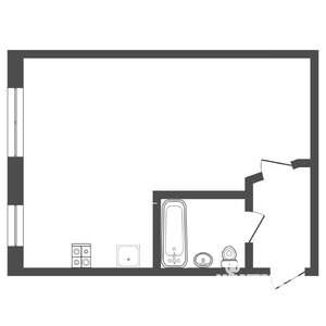 1-к квартира, вторичка, 32м2, 5/9 этаж