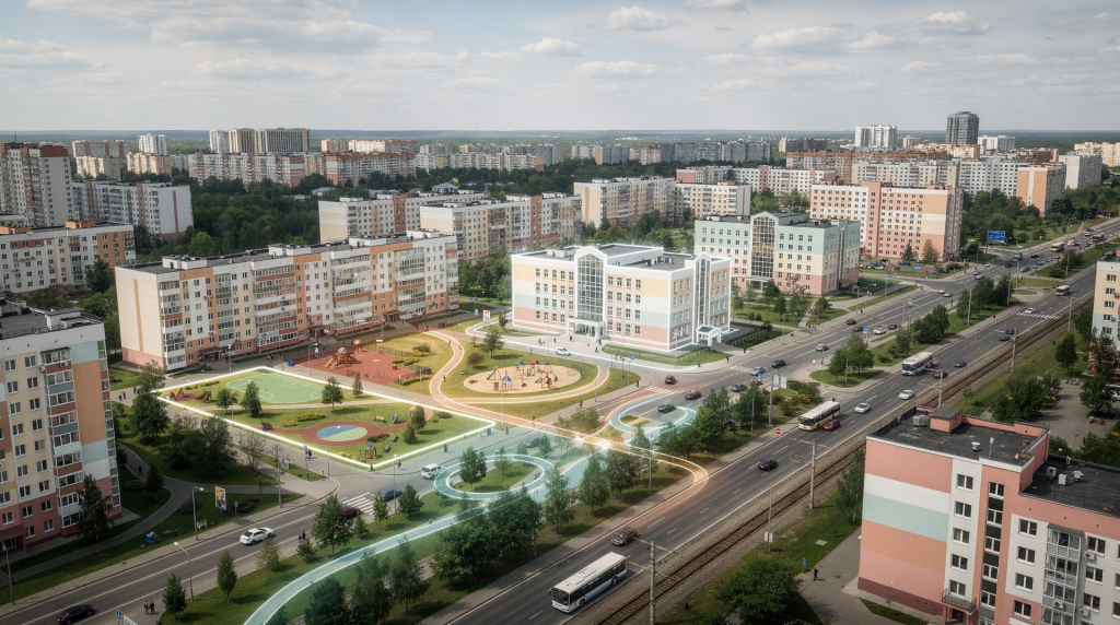 Карты инфраструктуры Химок: школы, парки, транспорт