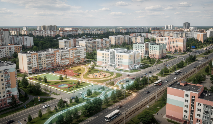 Карты инфраструктуры Химок: школы, парки, транспорт